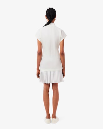 Women's Runway Pleated Polo Dress
