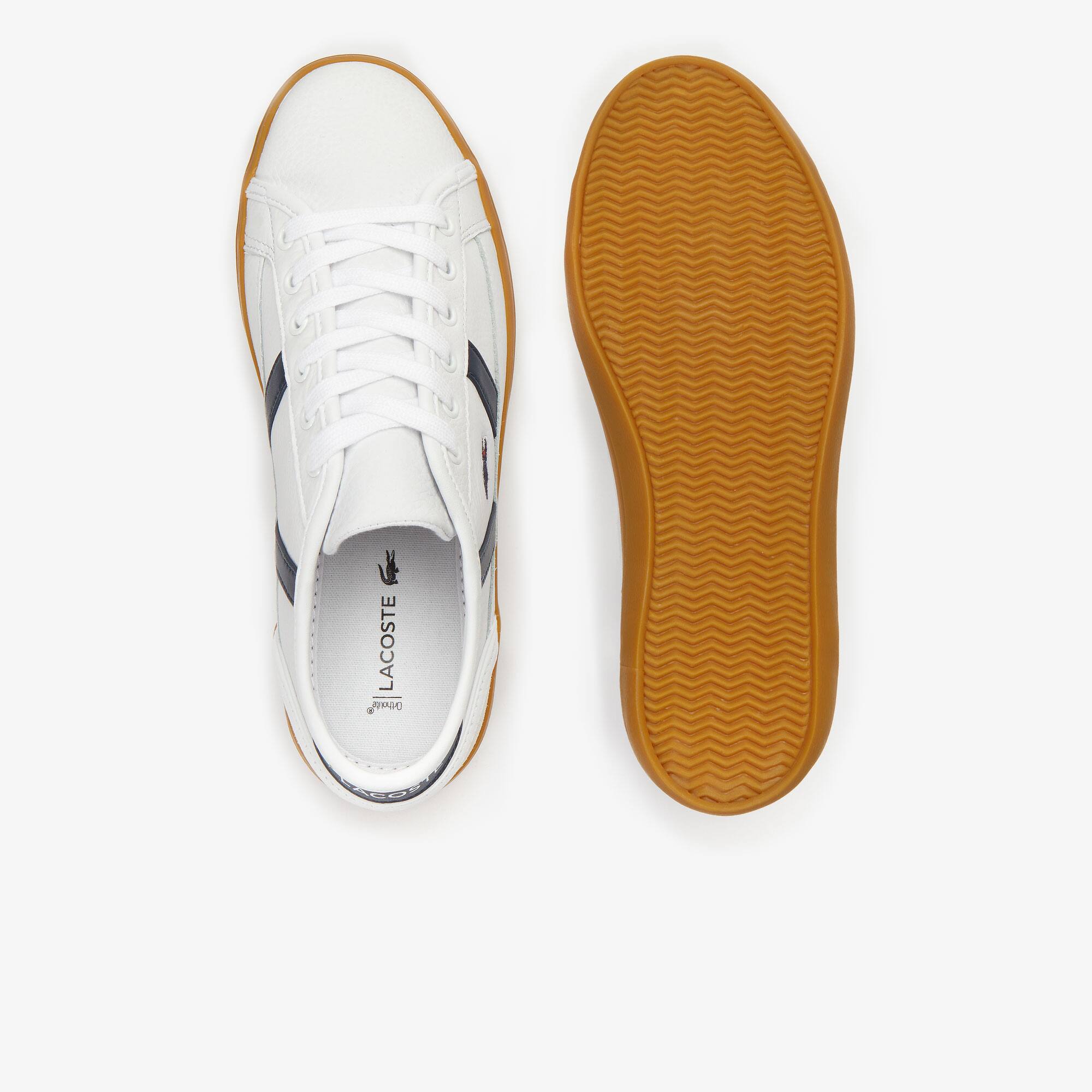 lacoste sideline leather