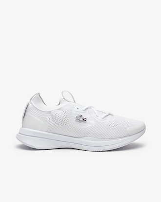 Men's Lacoste Run Spin Knit Textile Trainers