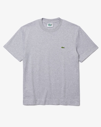 T-shirt à col rond unisexe en coton biologique uni