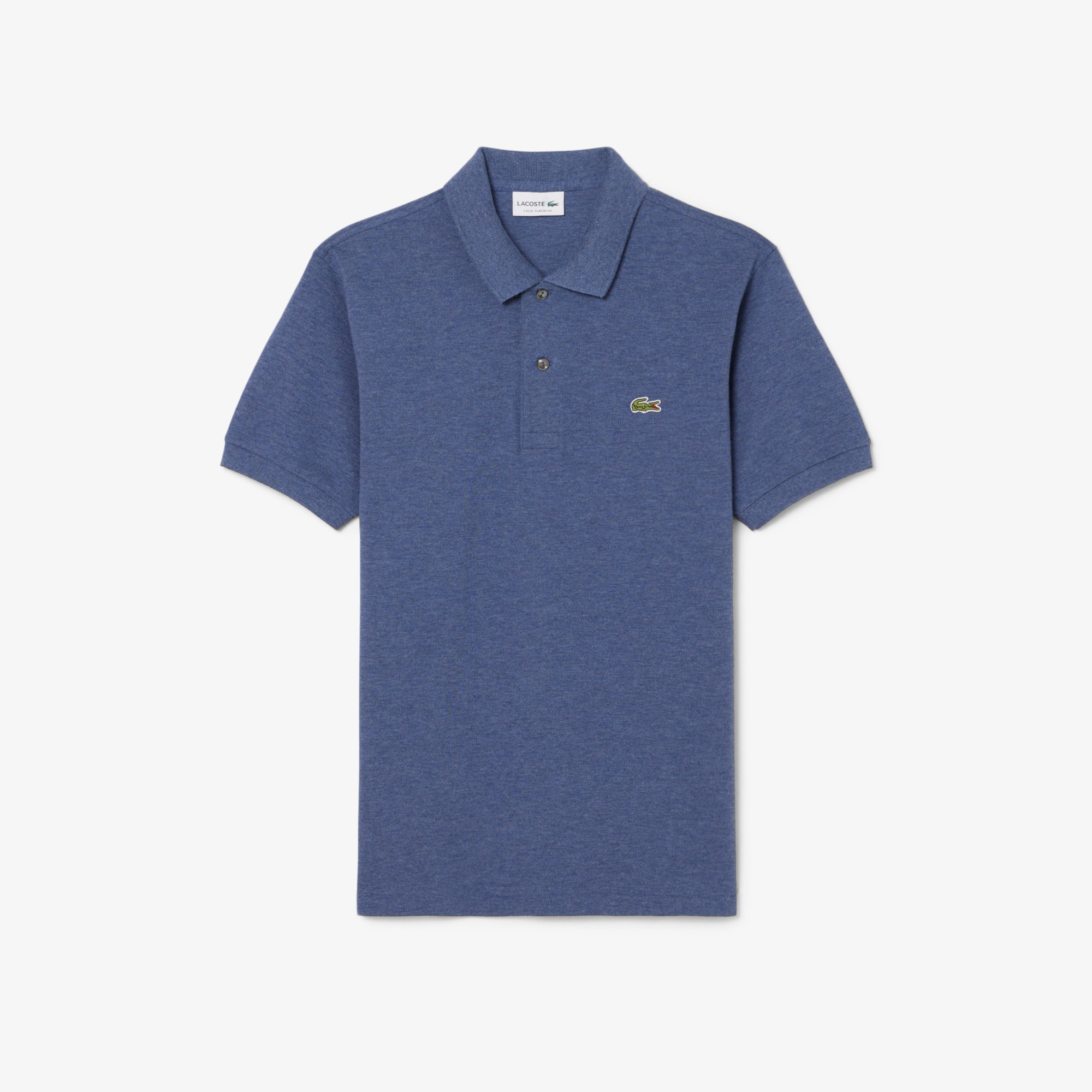 Lacoste Men's Classic Fit L.12.12 Heathered Polo In Blue
