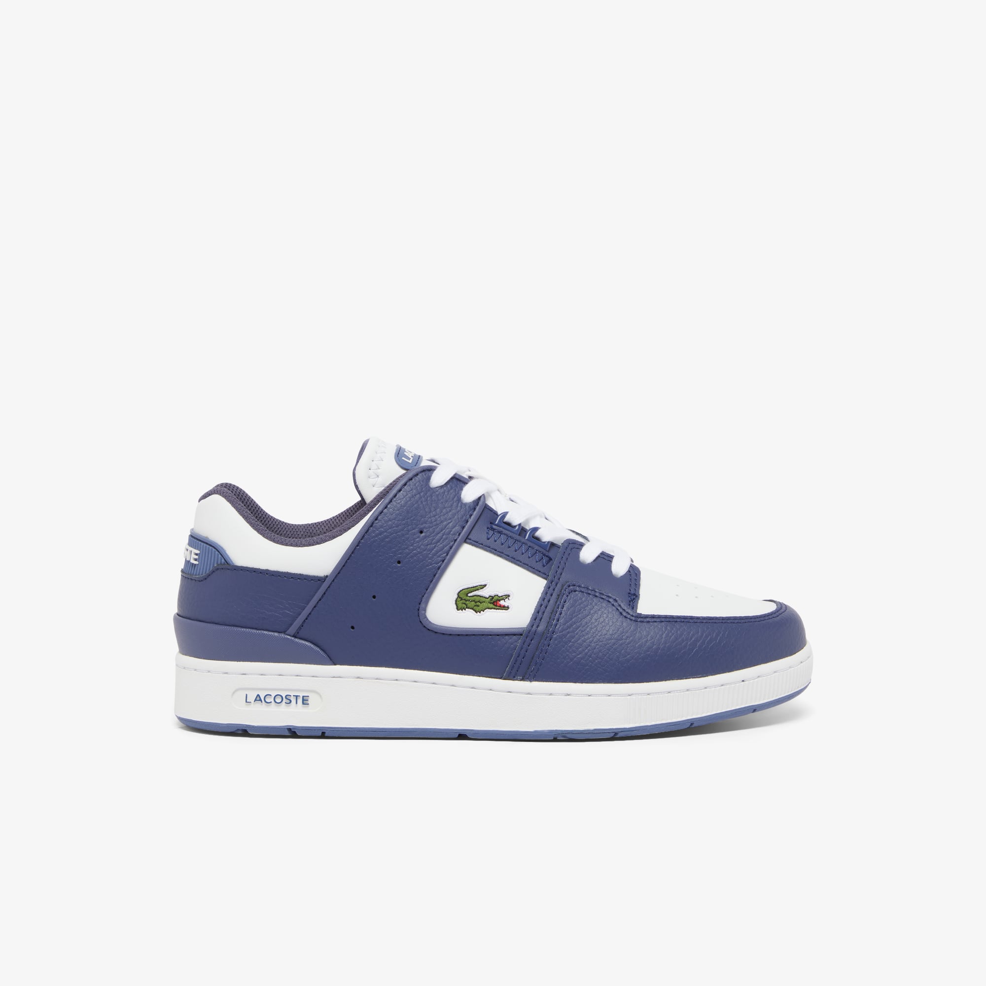 Lacoste Sneakers Hombre Court Cage De Piel Azul