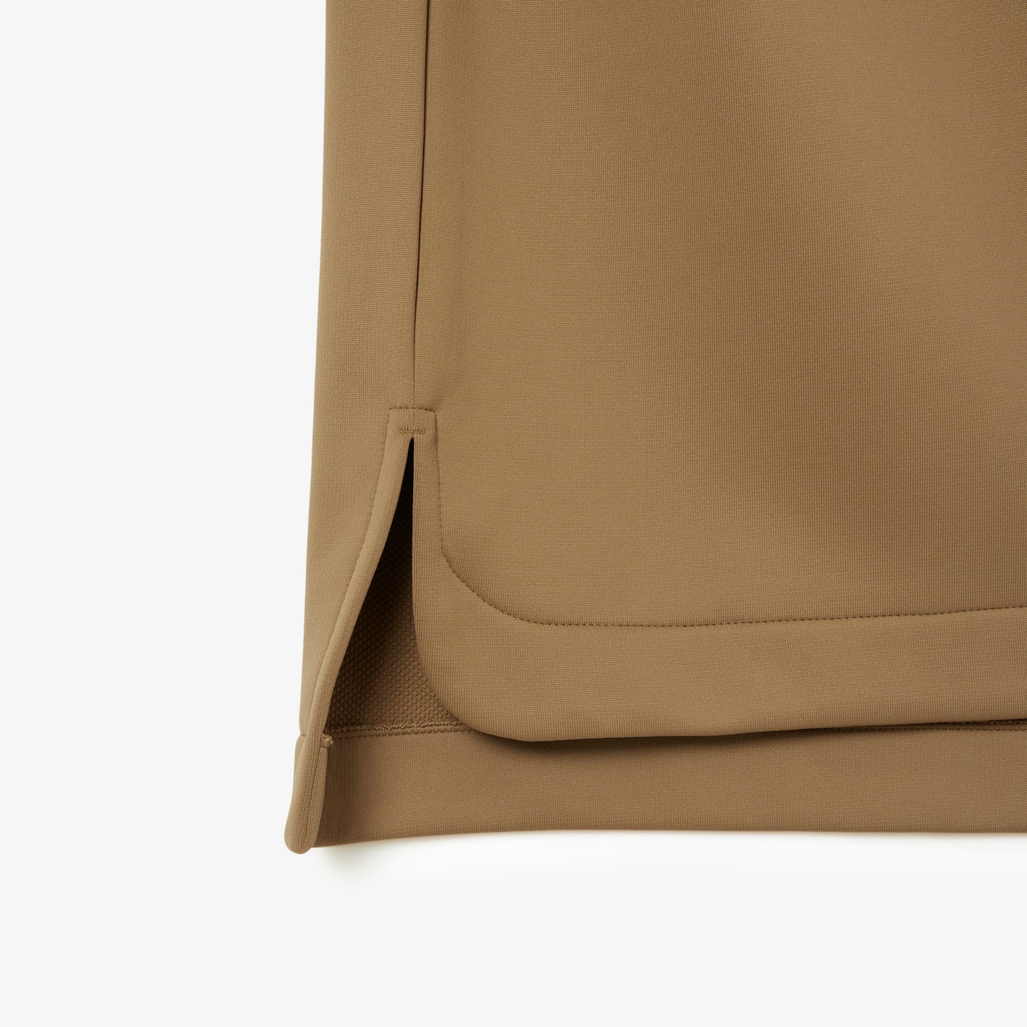 Runway Badge Accent Oversized Satin Polo Shirt