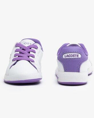 Sneakers Lacoste Graduate con tac&oacute;n abierto sint&eacute;tico para beb&eacute;