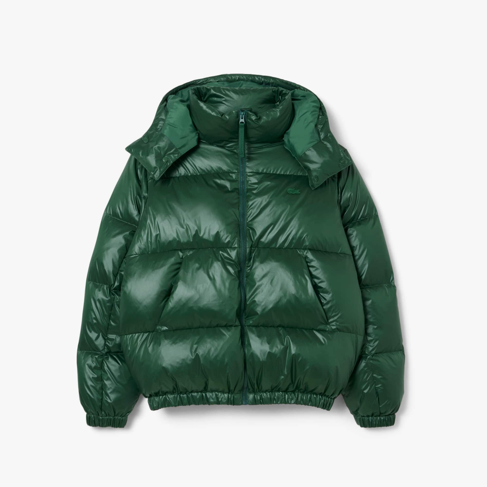 ★２way★ LACOSTE モッズコート オイルドコート ボアライナー 緑 ☆2way☆ LACOSTE モッズコート オイルドコート ボアライナー 緑