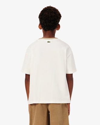 T-shirt coton marquage Lacoste
