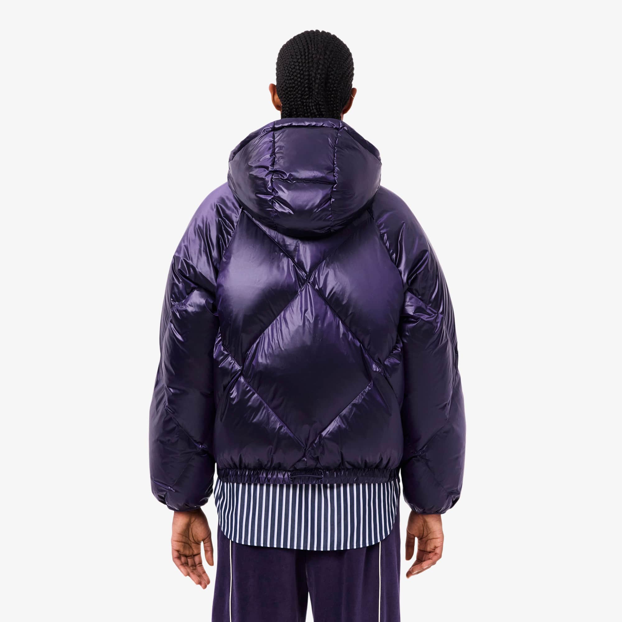 mici 黒　ローズバッド　ミリタリージャケット　ロンハーマン　TOGA COS Women's Oversized Water-Repellent Down Jacket - Lacoste Sale - New
