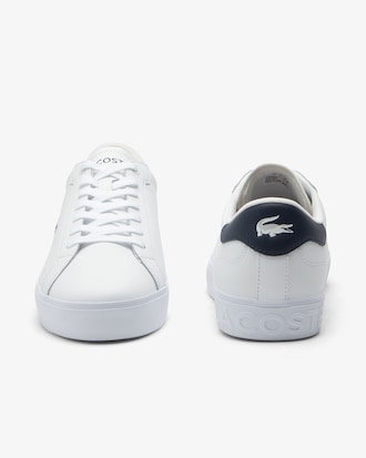 Men's Powercourt Graphic Leather Sneakers