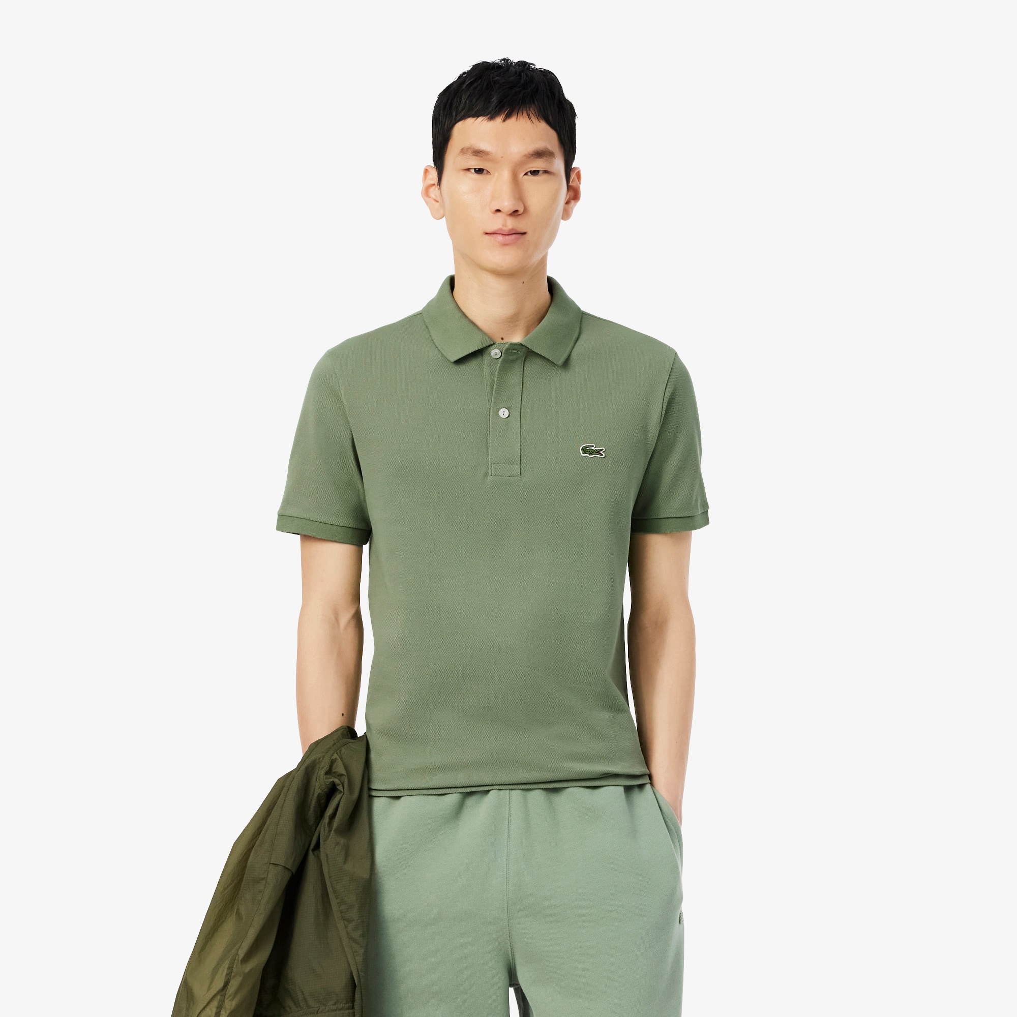 Men's Slim Fit L.12.12 Piqué Polo - Polo Shirts - New In