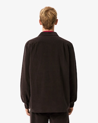 Men's Regular Fit Velour Shirt