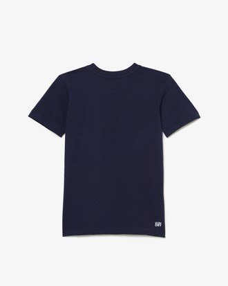 T-shirt enfant Tennis Lacoste Sport crocodile oversize