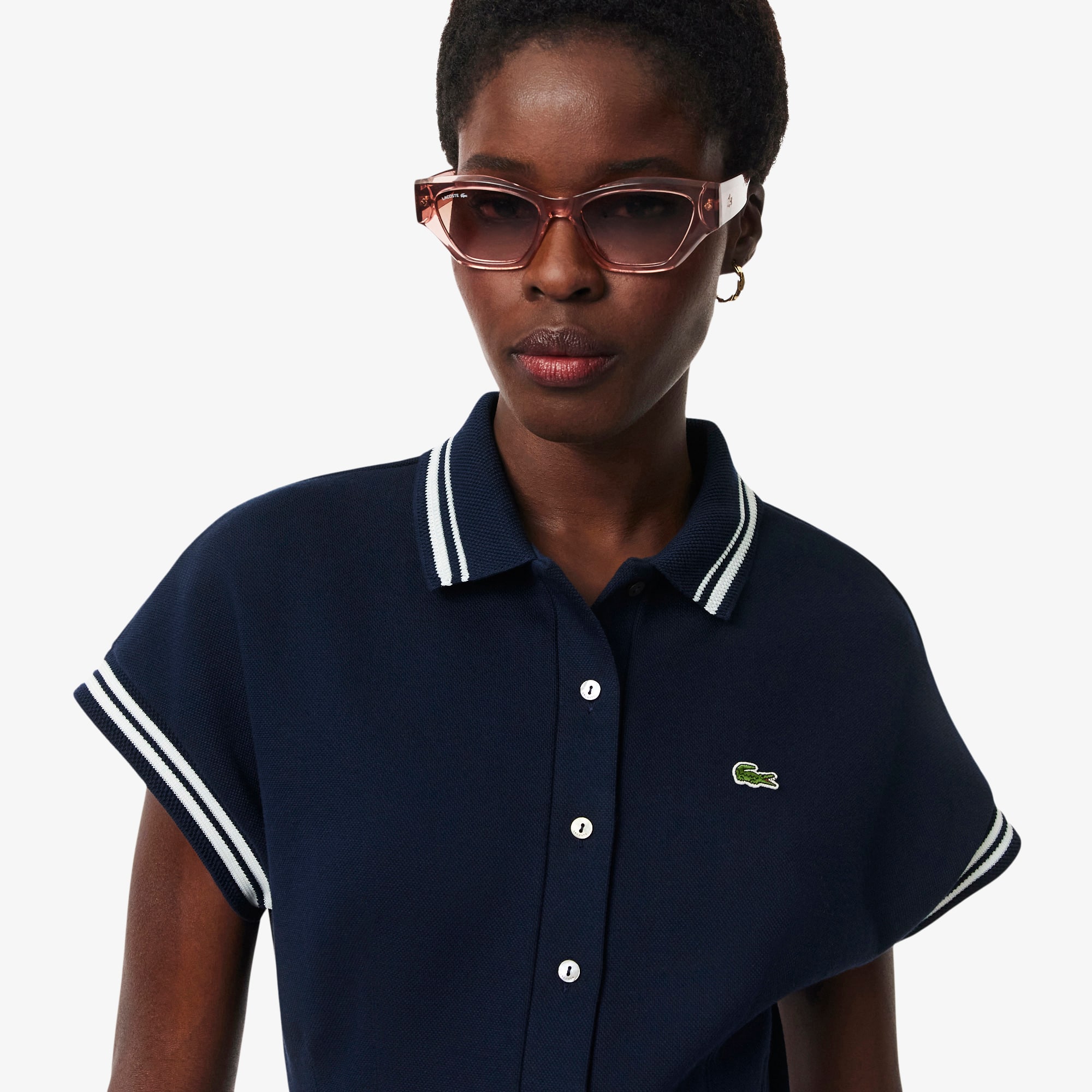 Made France Polo Collar Playsuit