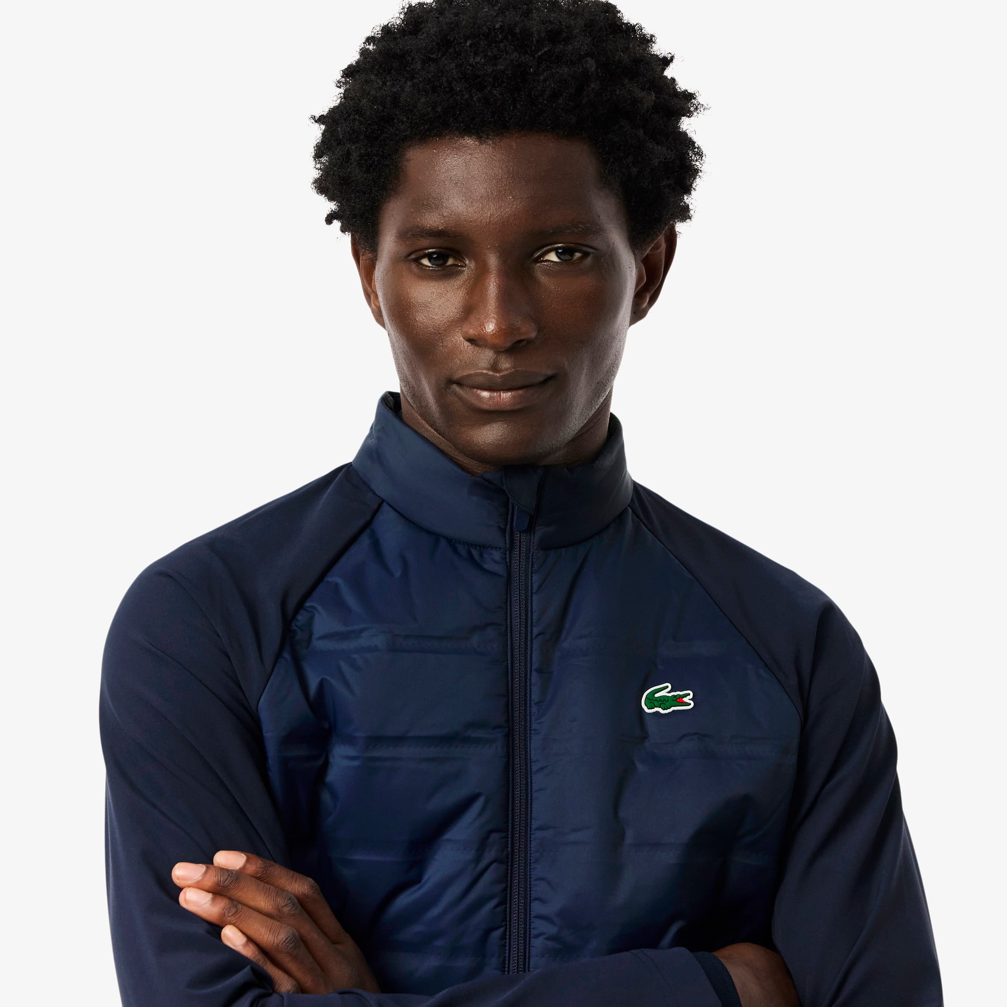 Men's High-Neck Quilted Golf Jacket - Jackets & Coats - New In