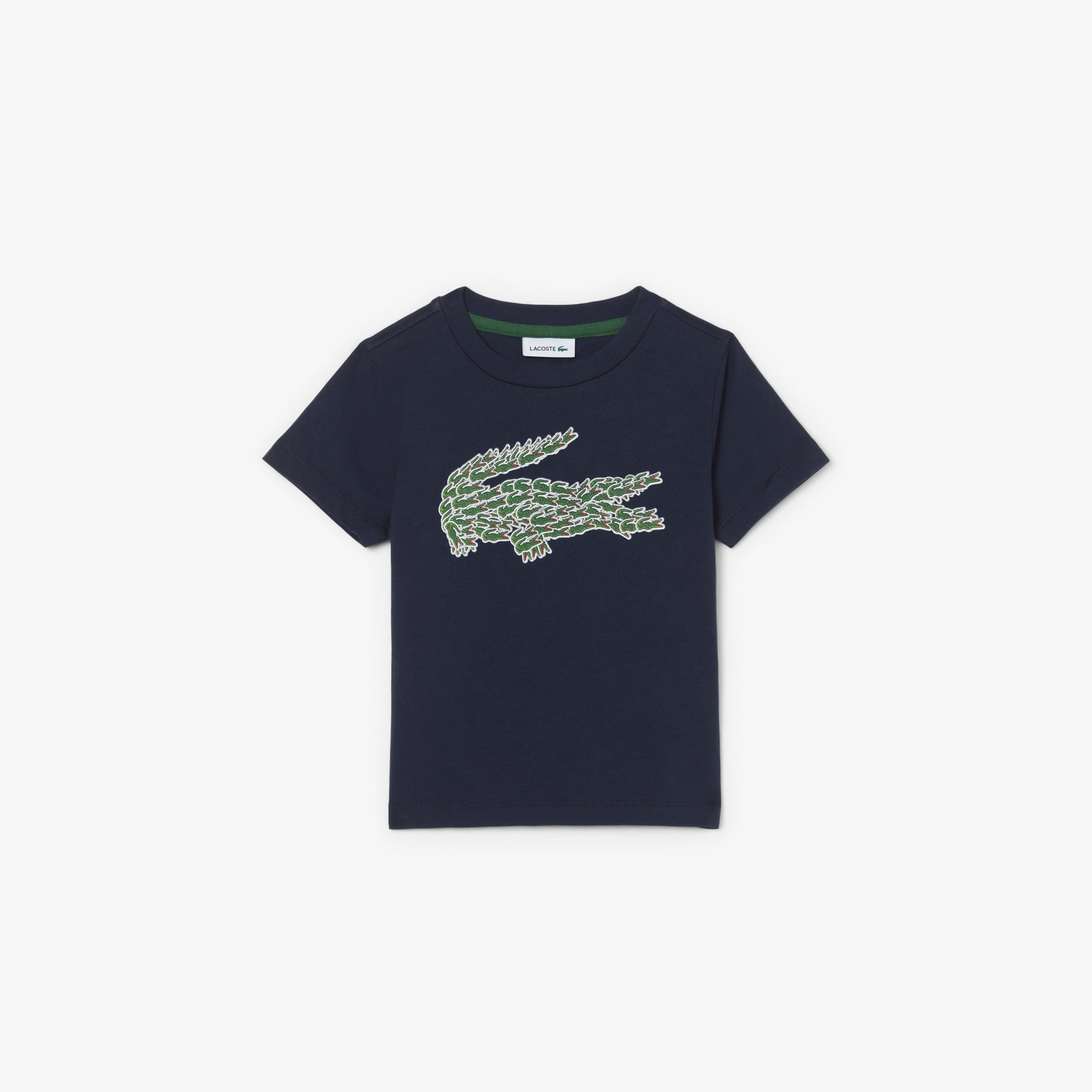 Lacoste Boys' Crocodile Print Cotton T-Shirt