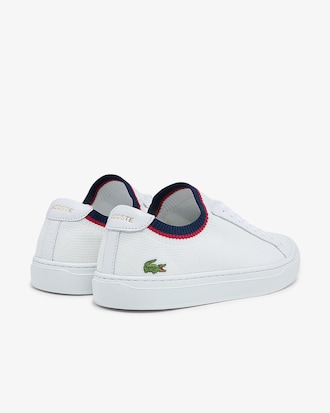 Men's La Piqu&eacute;e Textile and Leather Sneakers