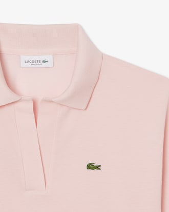 Polo de Piqué con Corte Relajado para Mujer