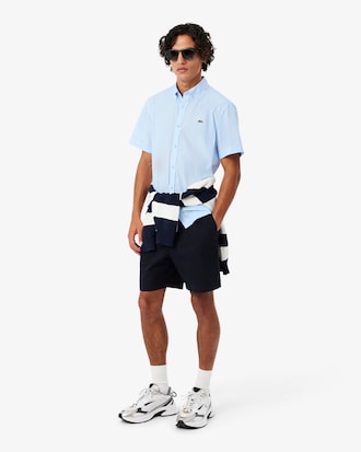 Chemise manches courtes regular fit popeline