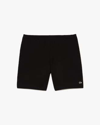 Short homme Lacoste en molleton gratt&eacute; de coton biologique - Grande taille - Big