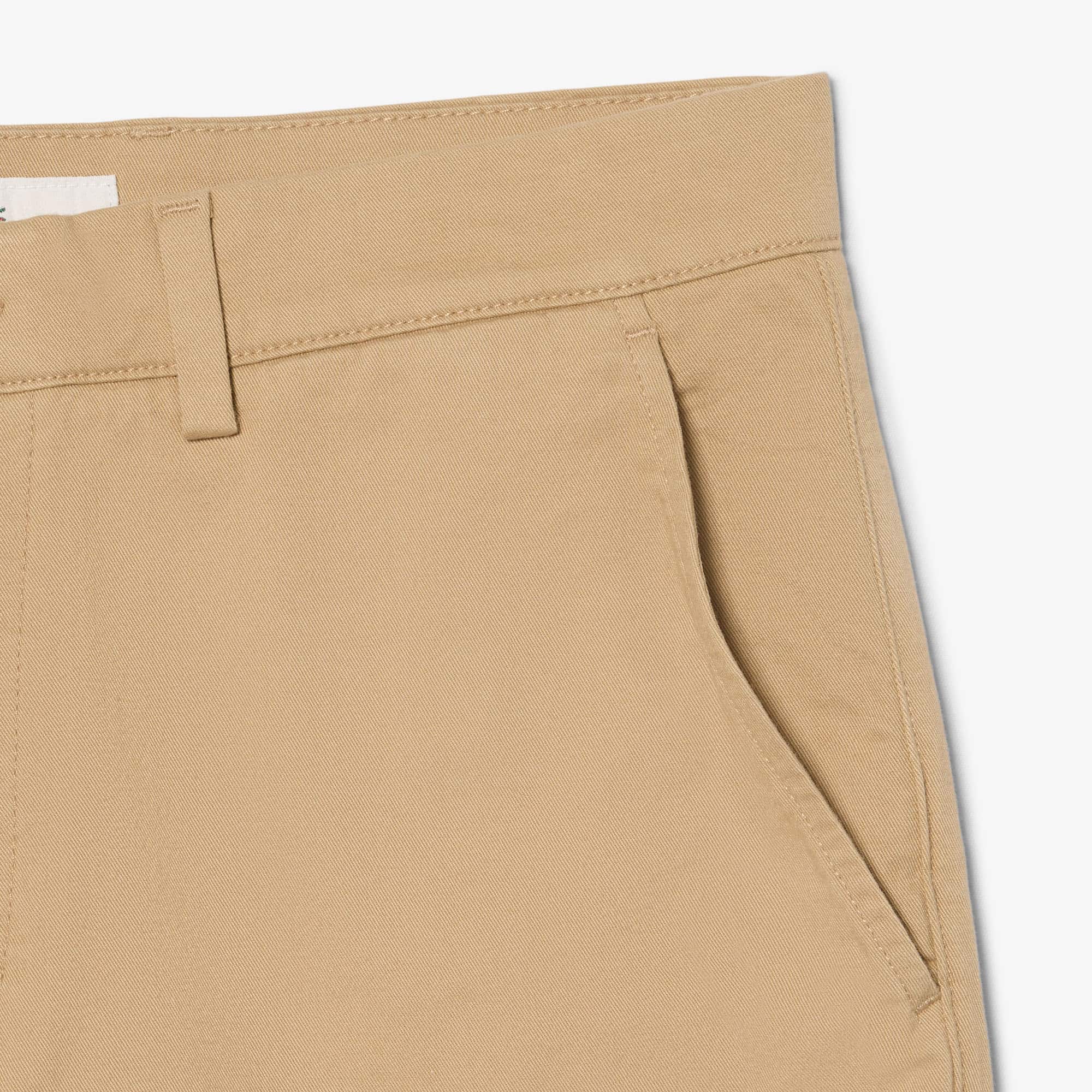 Regular Fit Stretch Cotton Chino Bermuda Shorts