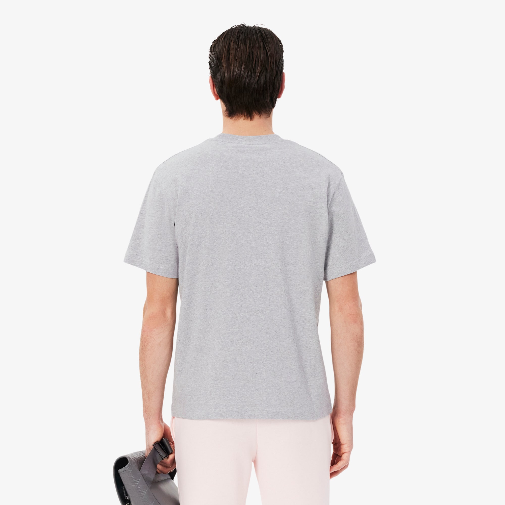 Tシャツ・カットソー LACOSTE Men T-shirt Grey TH7318 CCA Lacoste Logo Men's T-Shirt Gray TH7318-00-CCA | FOOTDISTRICT