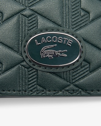 Portefeuille compact Nomogramme en cuir