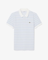 Classic Fit Striped Petit Piqu&eacute; Polo
