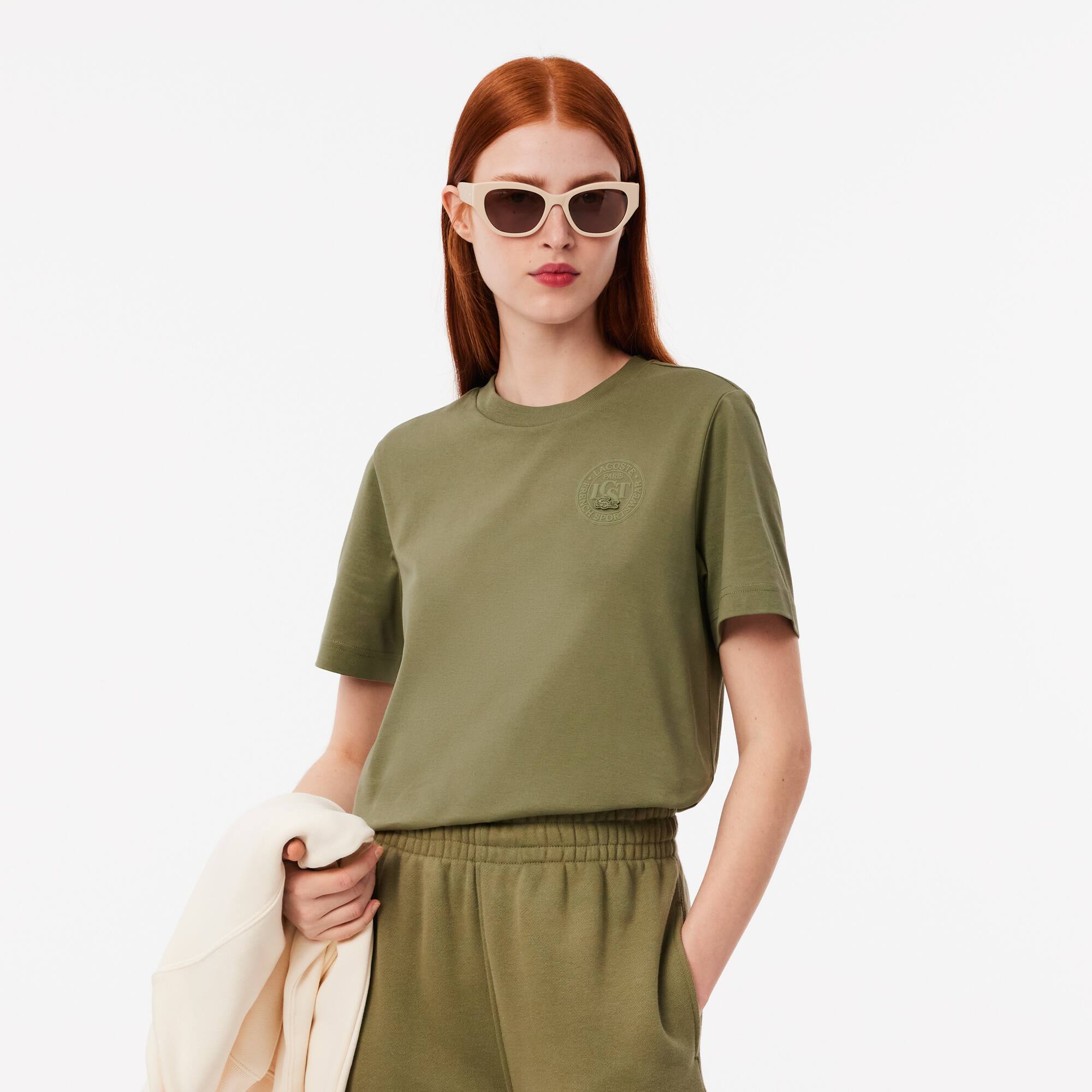 Women's Print Cotton T-Shirt - T-Shirts & Tops - New In 2025