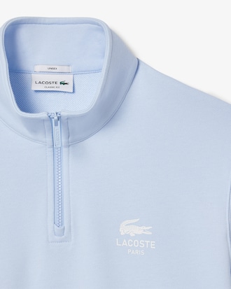 Sweatshirt col montant zippé imprimé