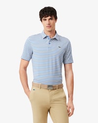 Regular Fit Ultra Dry Striped Golf Polo