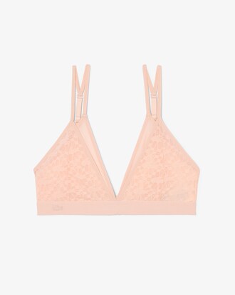 Logo Lace Triangle Bralette