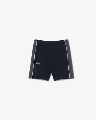 Colour-Block Fleece Shorts