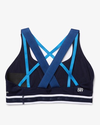 Women's Lacoste SPORT Criss-Crossing Straps Sports Bra
