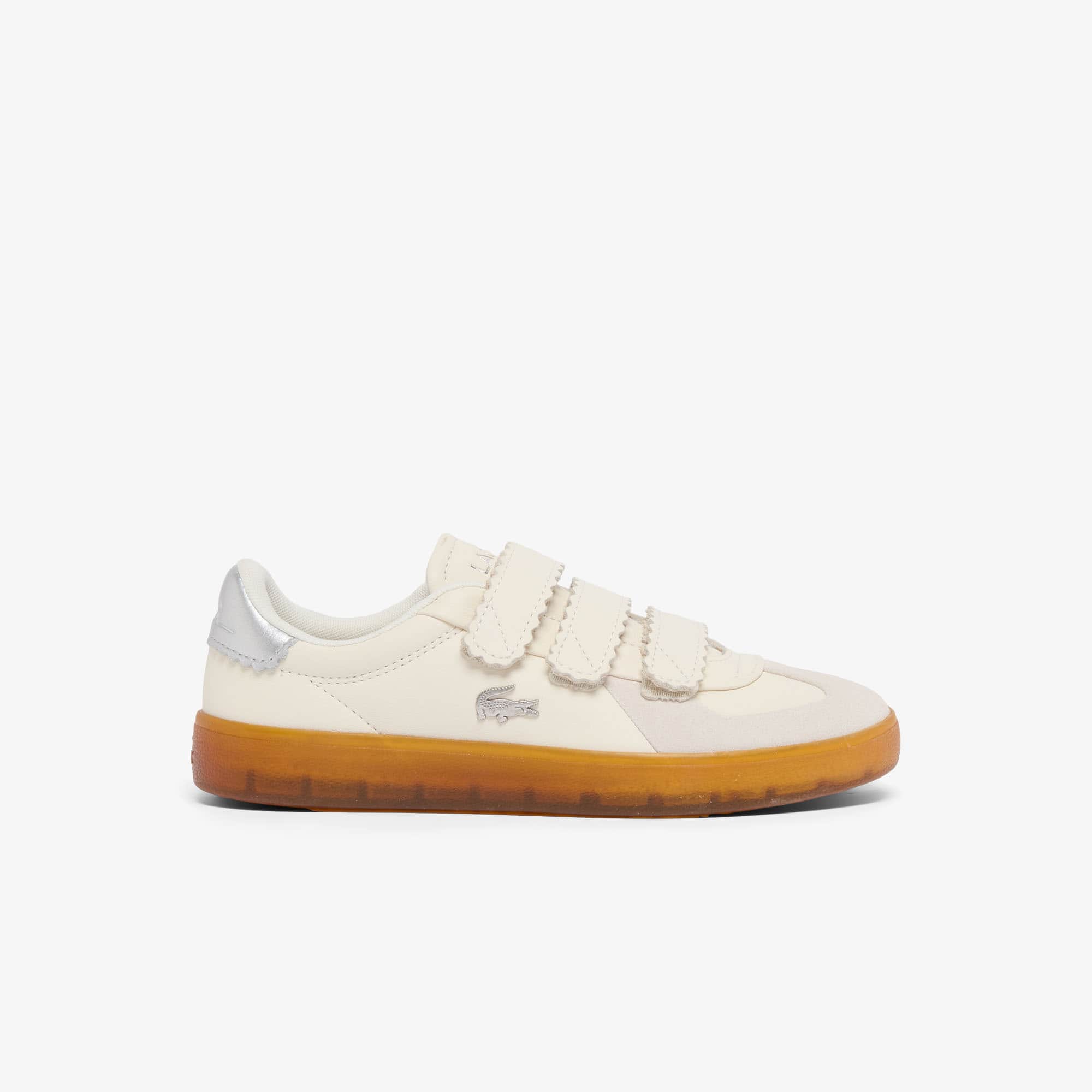 Lacoste Sneakers Baseshot Pro Strap de Piel para Mujer Beige