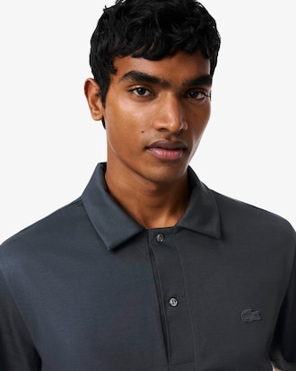 Men's Paris Classic Fit Open Neck Embroidered Polo