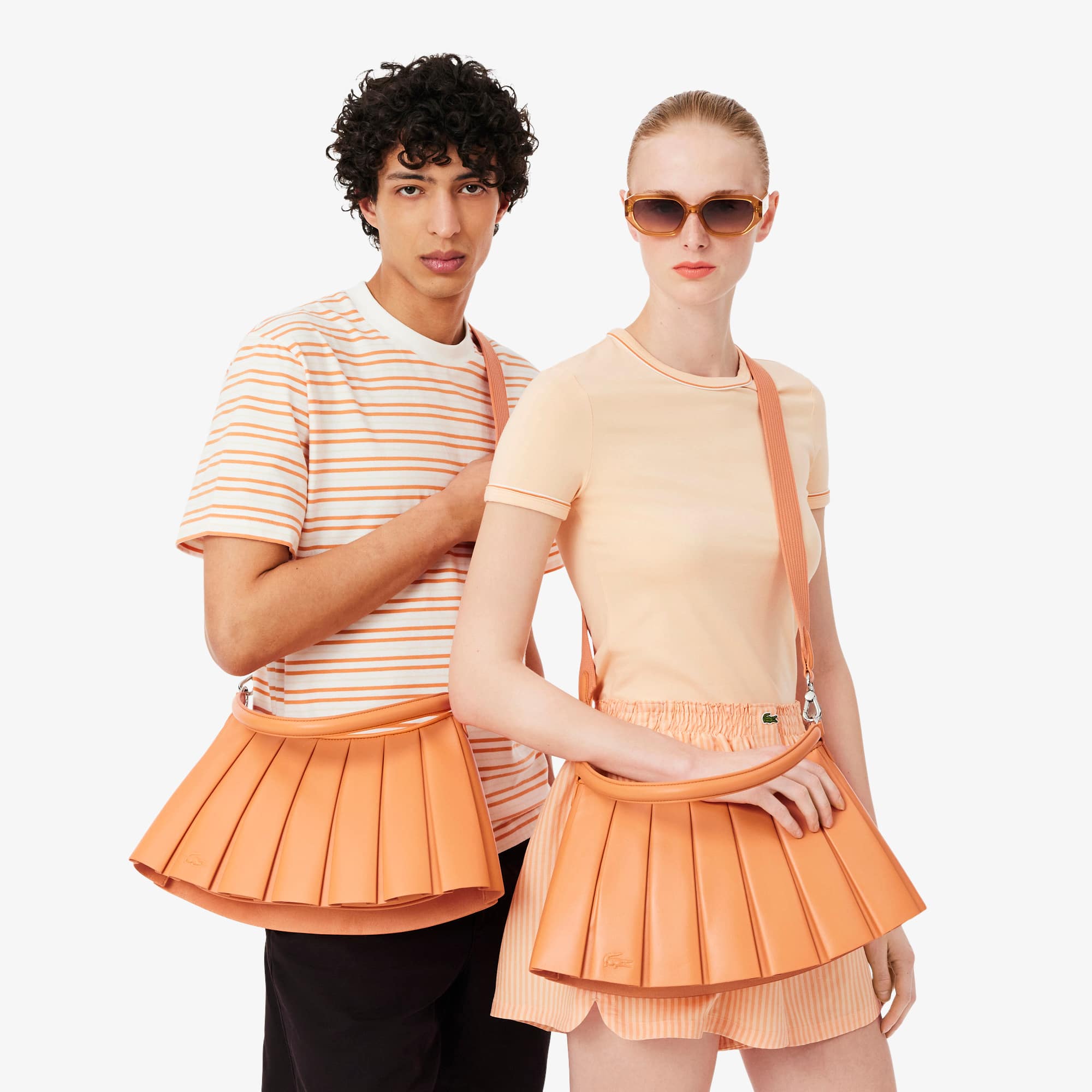 Medium Runway Lenglen Leather Bag - Bags - New In 2026 | Lacoste