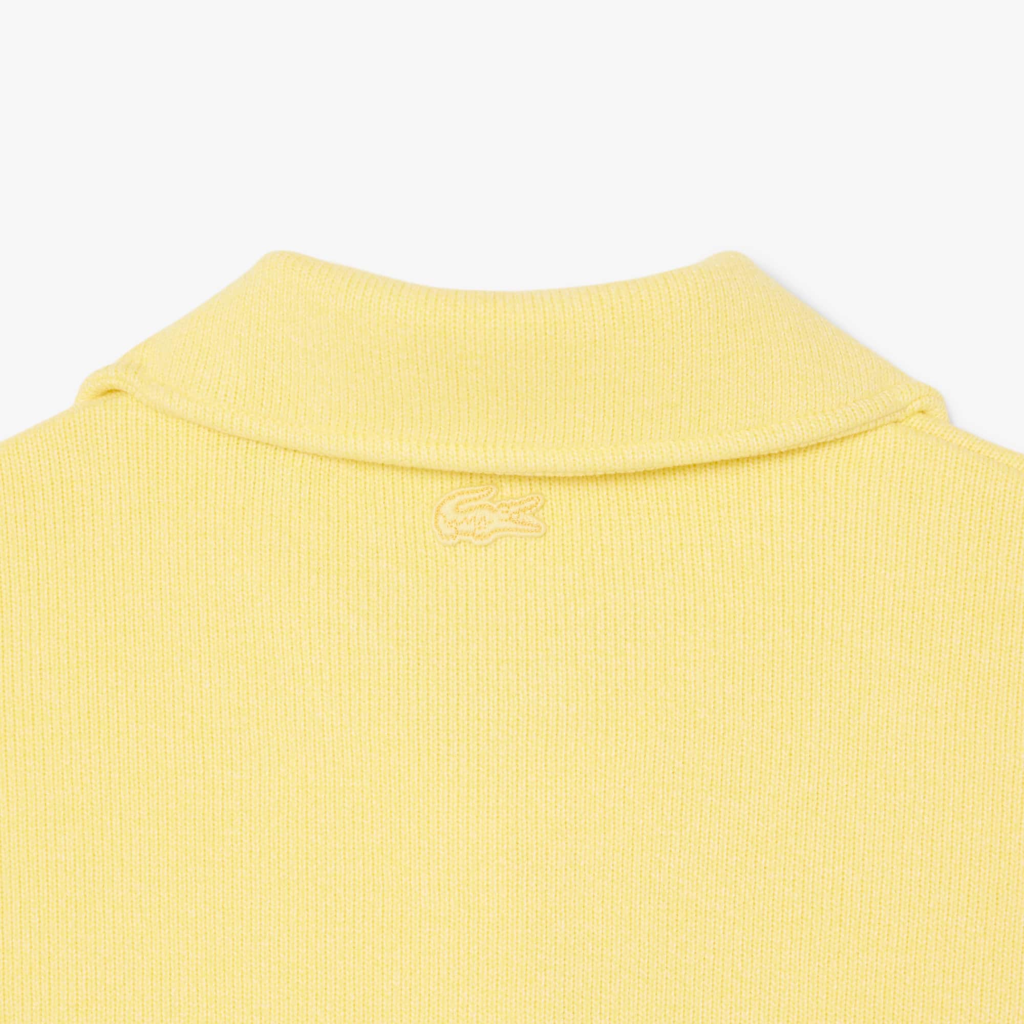 Oversized Ribbed Polo Sweatshirt