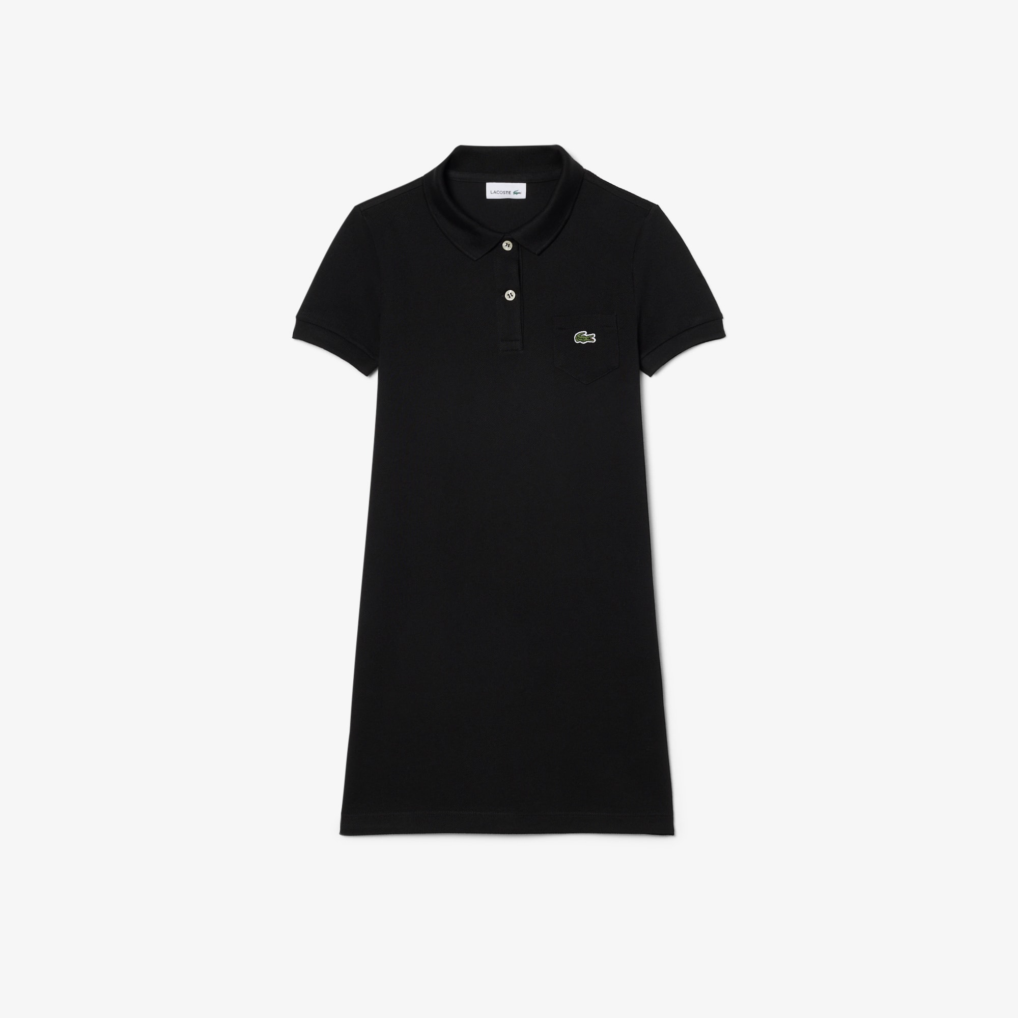 Lacoste Girls' Piqué Polo Dress - 10 Years In Yellow