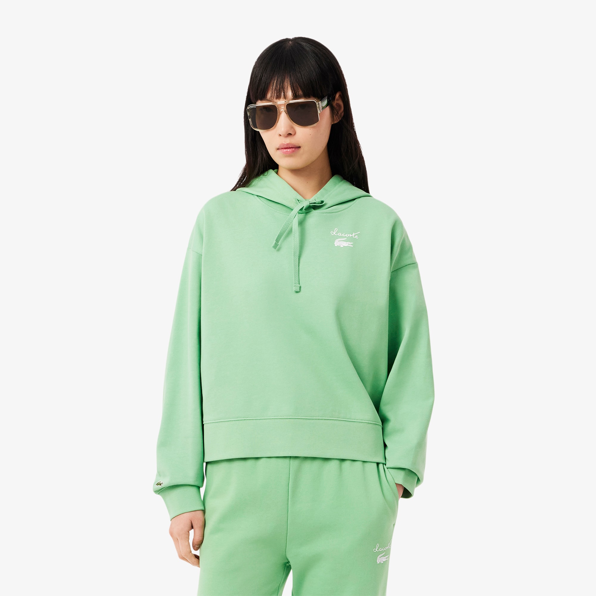 Lacoste Women's Fleece Logo Hoodie