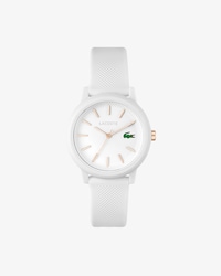 Reloj De Mujer Lacoste.12.12 Con Correa De Silic&oacute;n Blanca