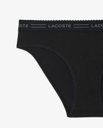 Scallop Waist Microfiber Briefs