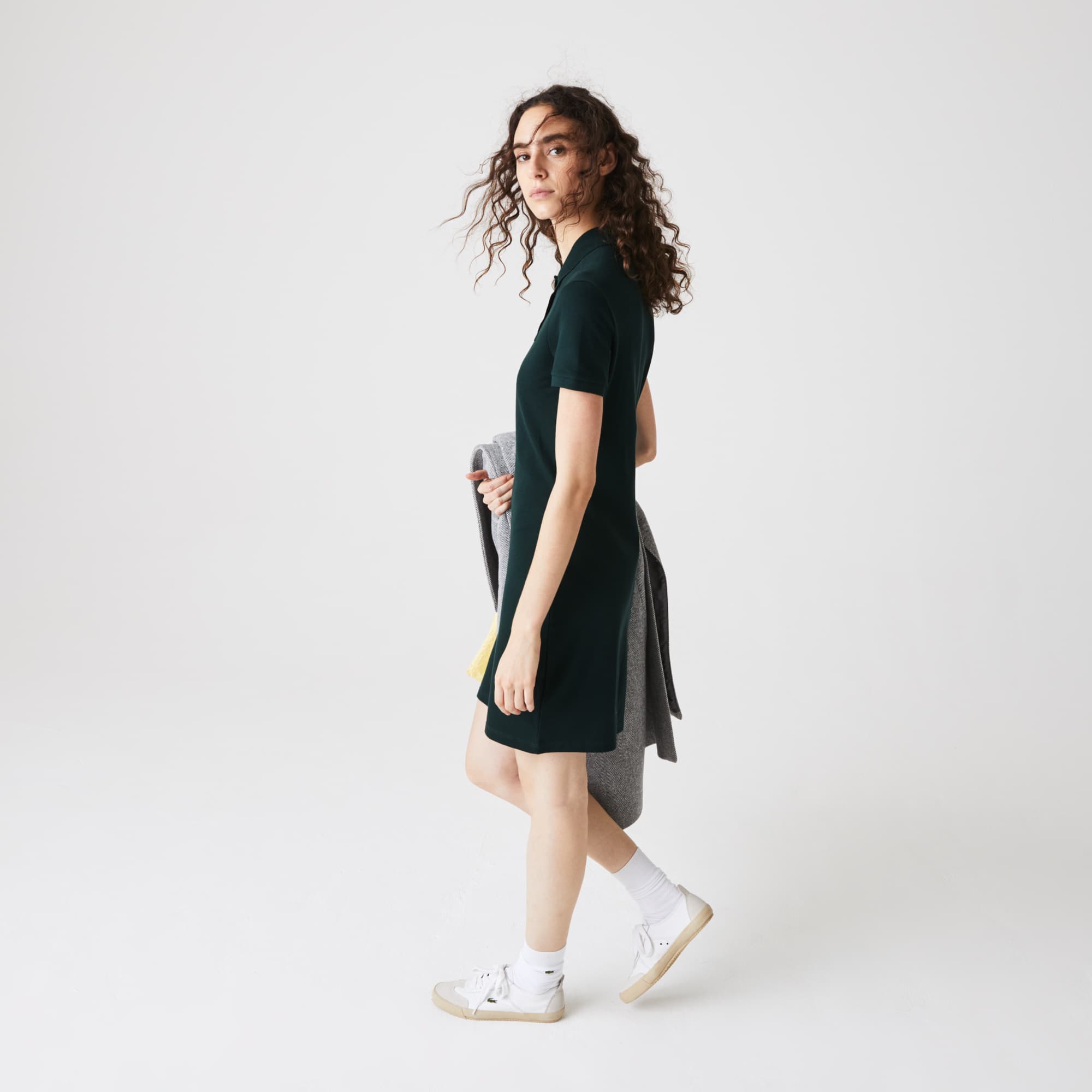 FRIDA SCALLOP POLO DRESS, SPEARMINT GOLF TILL YOU DROP