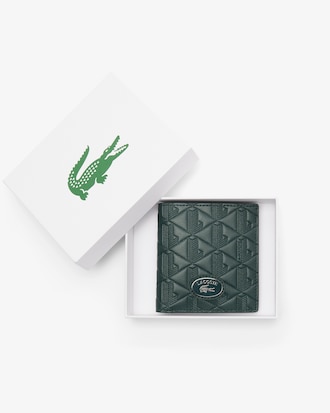 Portefeuille compact Nomogramme en cuir