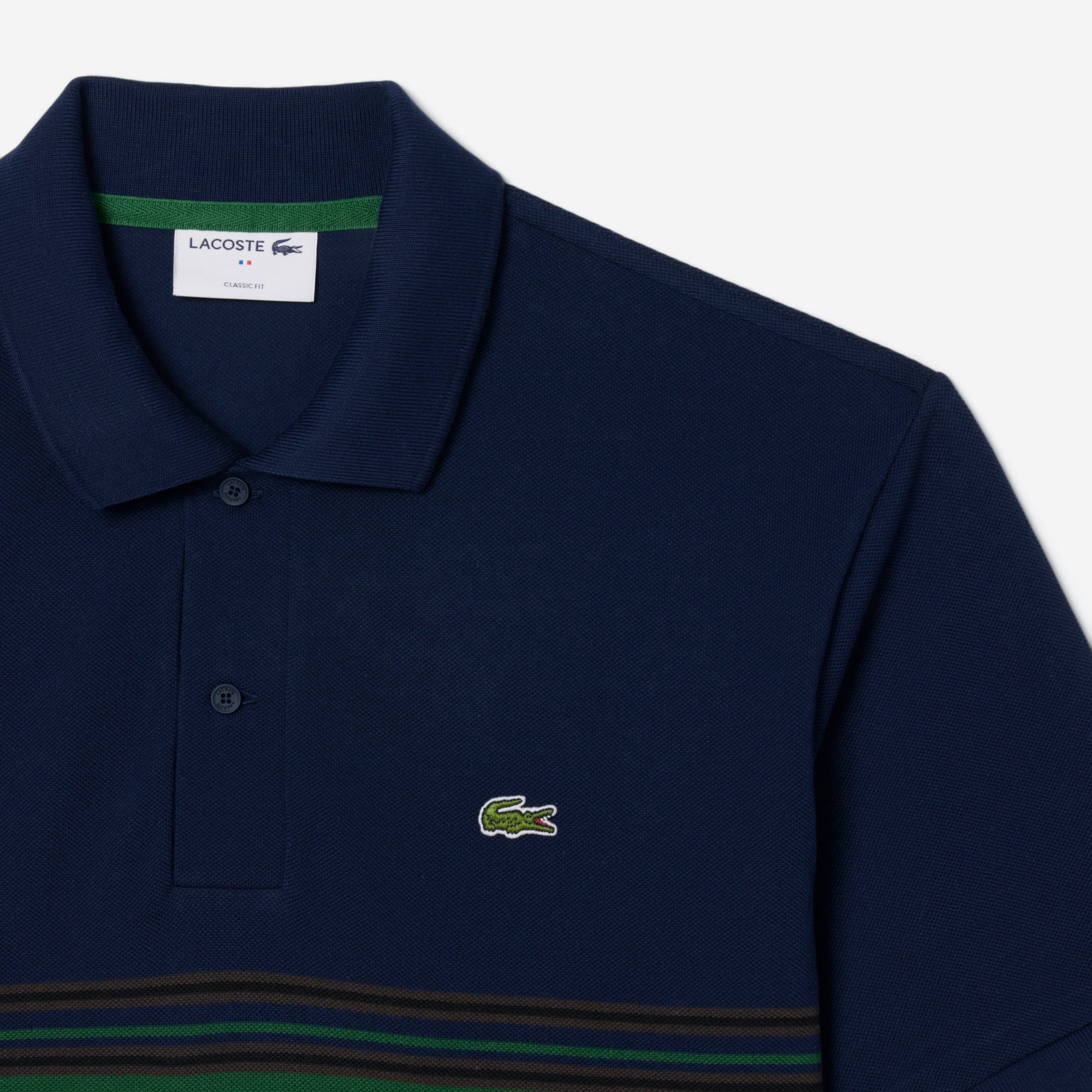 Men's Made In France Classic Fit Striped Polo - Polo Shirts - New