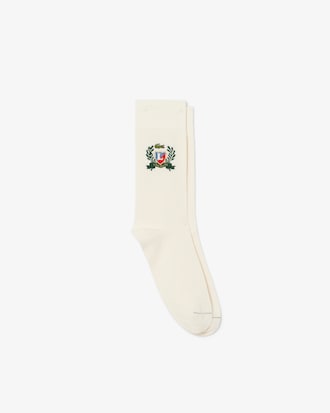 Calcetines unisex con detalles de escudo