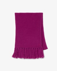 Women's Fringed Wool Scarf