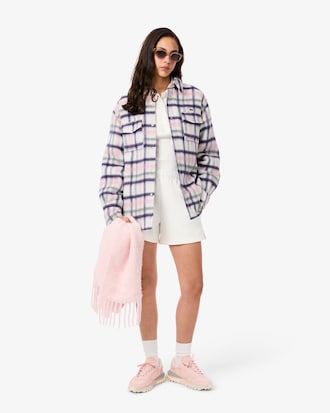 Women's Oversized Quilted Wool Overshirt