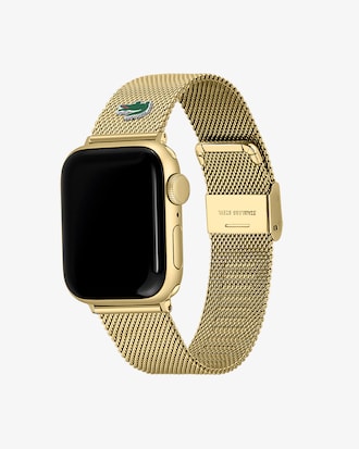 Unisex Apple Watch Strap Golden Mesh