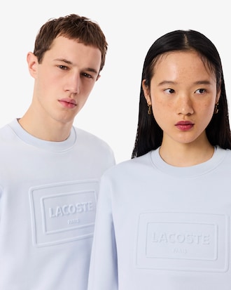 Embossed Fleece Sweatshirt