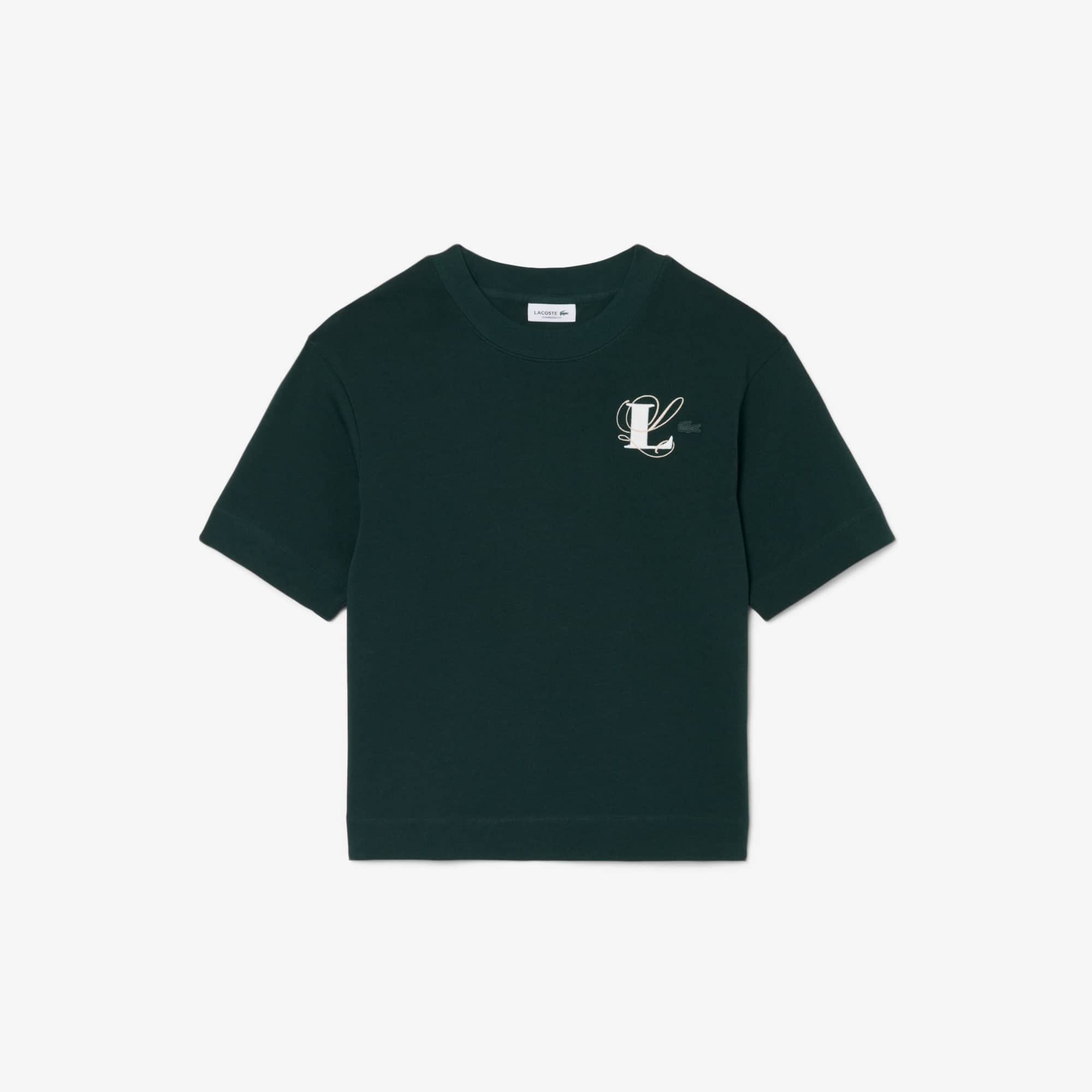 Oversized Embroidery Detail Jersey T-shirt - T-Shirts & Tops - New