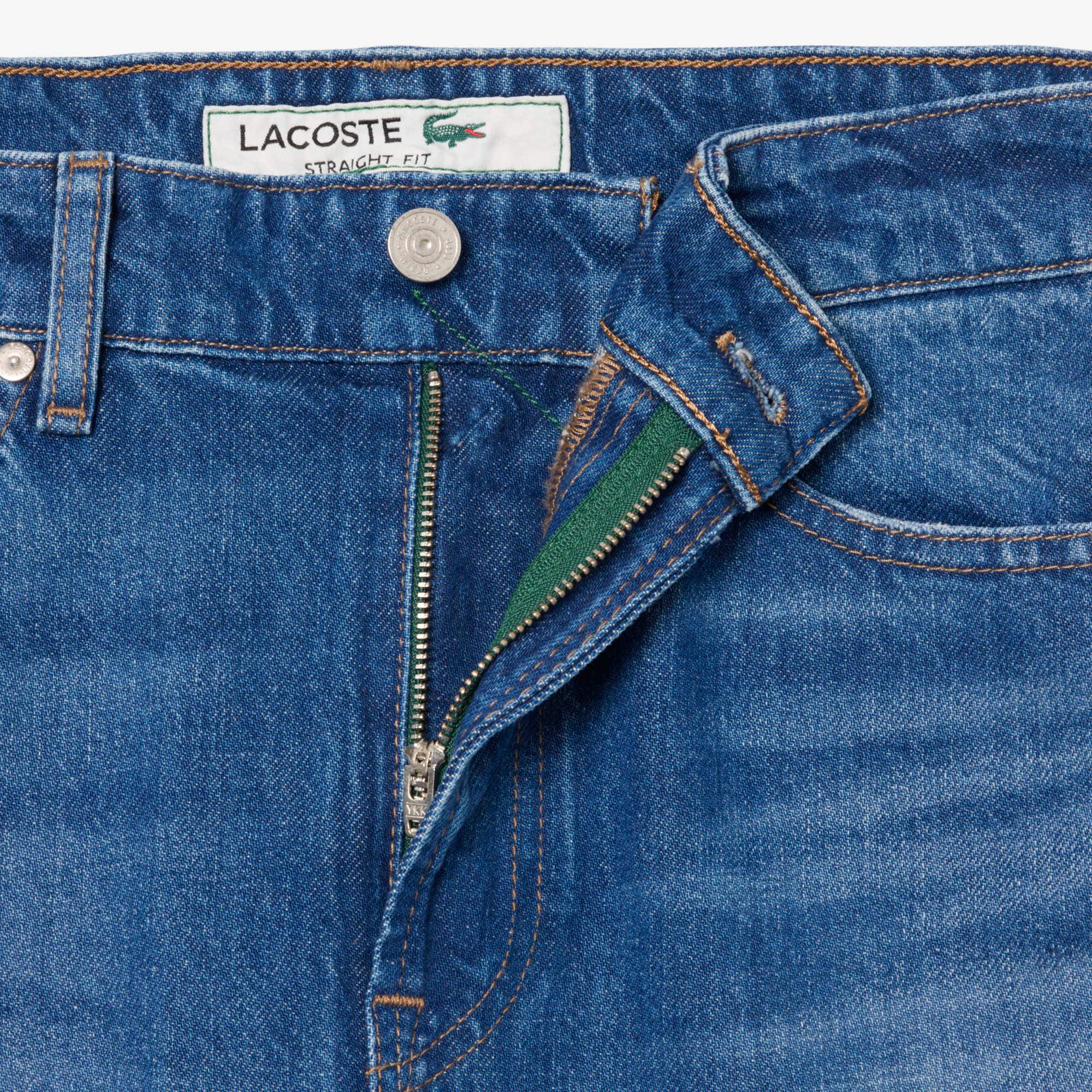 Men's 5-Pocket Straight Cut Indigo Jeans
